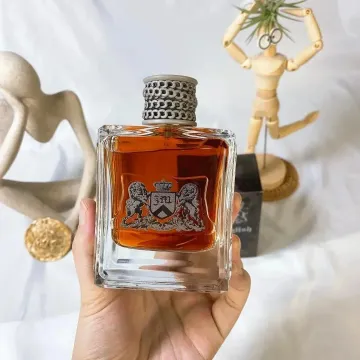 Amber Orange Perfume Bottle