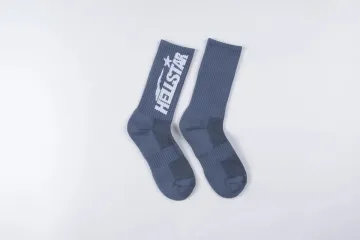 Blue Logo Crew Socks