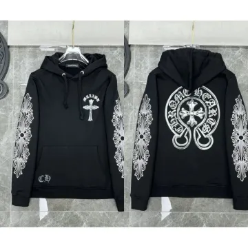 Chrome Hearts CH Cross Glow Black Hoodie