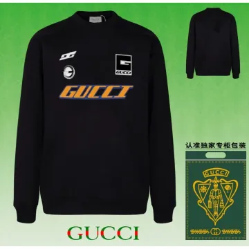 Gucci Black Multi-Logo Crewneck Sweatshirt