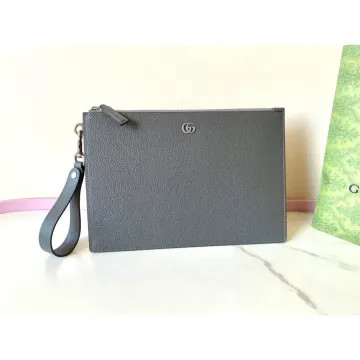 Gucci Charcoal Grey Clutch Bag