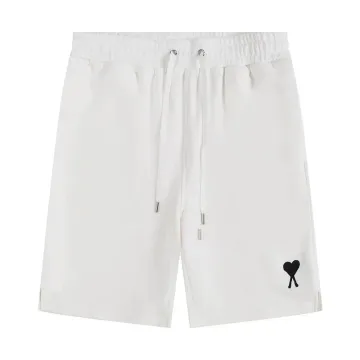 Marcelo Burlon Cross White/Black Logo Shorts