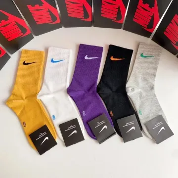 Nike 21 Yellow Crew Socks