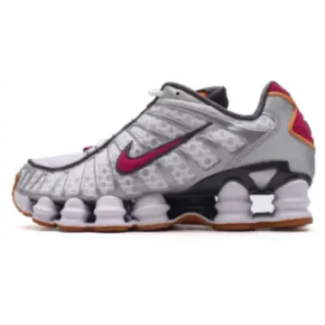 Nike Shox Silver/Red Sneaker