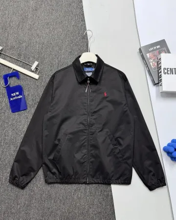 Polo Ralph Lauren Classic Logo Black Red Logo Jacket