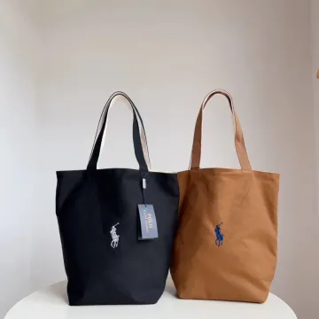 Polo Ralph Lauren Classic Logo Tote Bag - Black/Brown