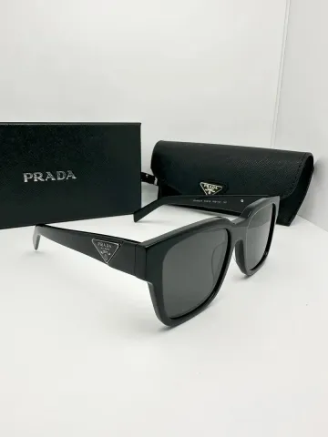 Prada Sunglasses Black Oversized Sunglasses