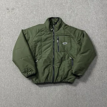 Stüssy Olive Green Puffer Jacket