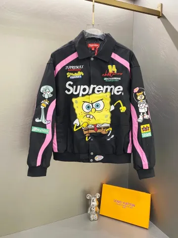 Supreme SpongeBob SquarePants Black/Pink Jacket