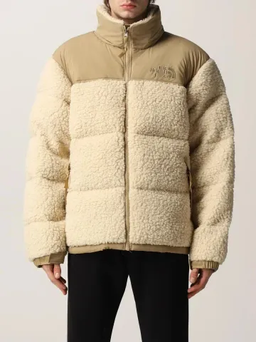 The North Face Nuptse Beige Puffer Jacket