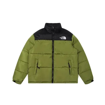 The North Face Nuptse Green Puffer Jacket