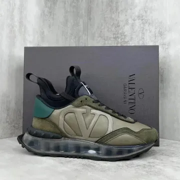 Valentino VLTN Olive Green/Beige/Black Sneakers